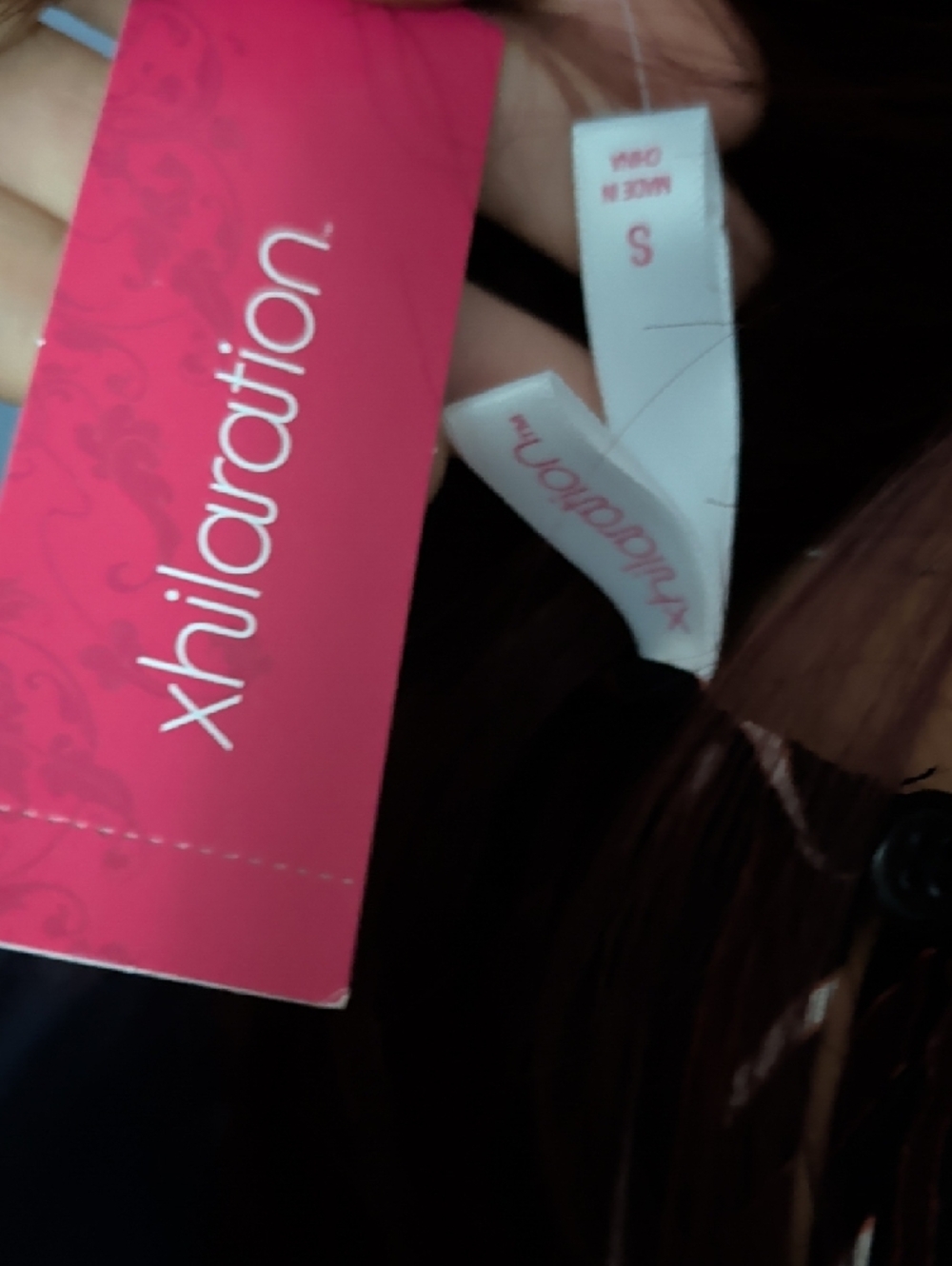 Xhilaration Burgundy Striped Jumpsuit Small - Picture 8 of 9